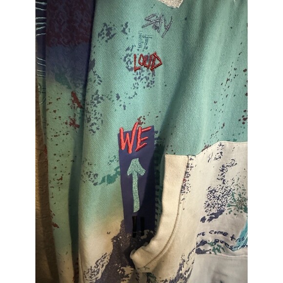 Dreamland Pullover Hoodie Small  Raised Embroidered Graffiti Colorful Street - Picture 5 of 16